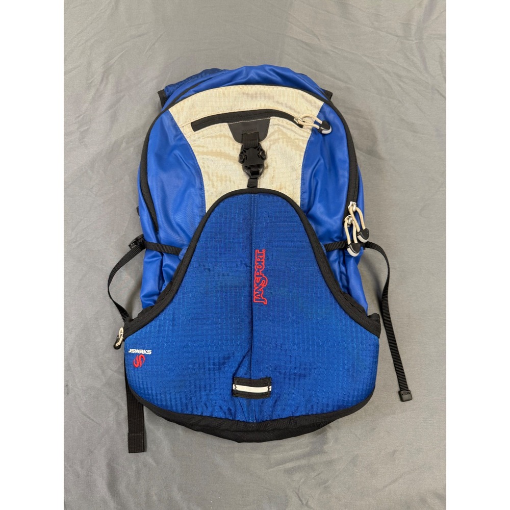 JanSport JSWRKS Dolomite Technical Backpack Blue Cream Hiking Gorpcore Daypack